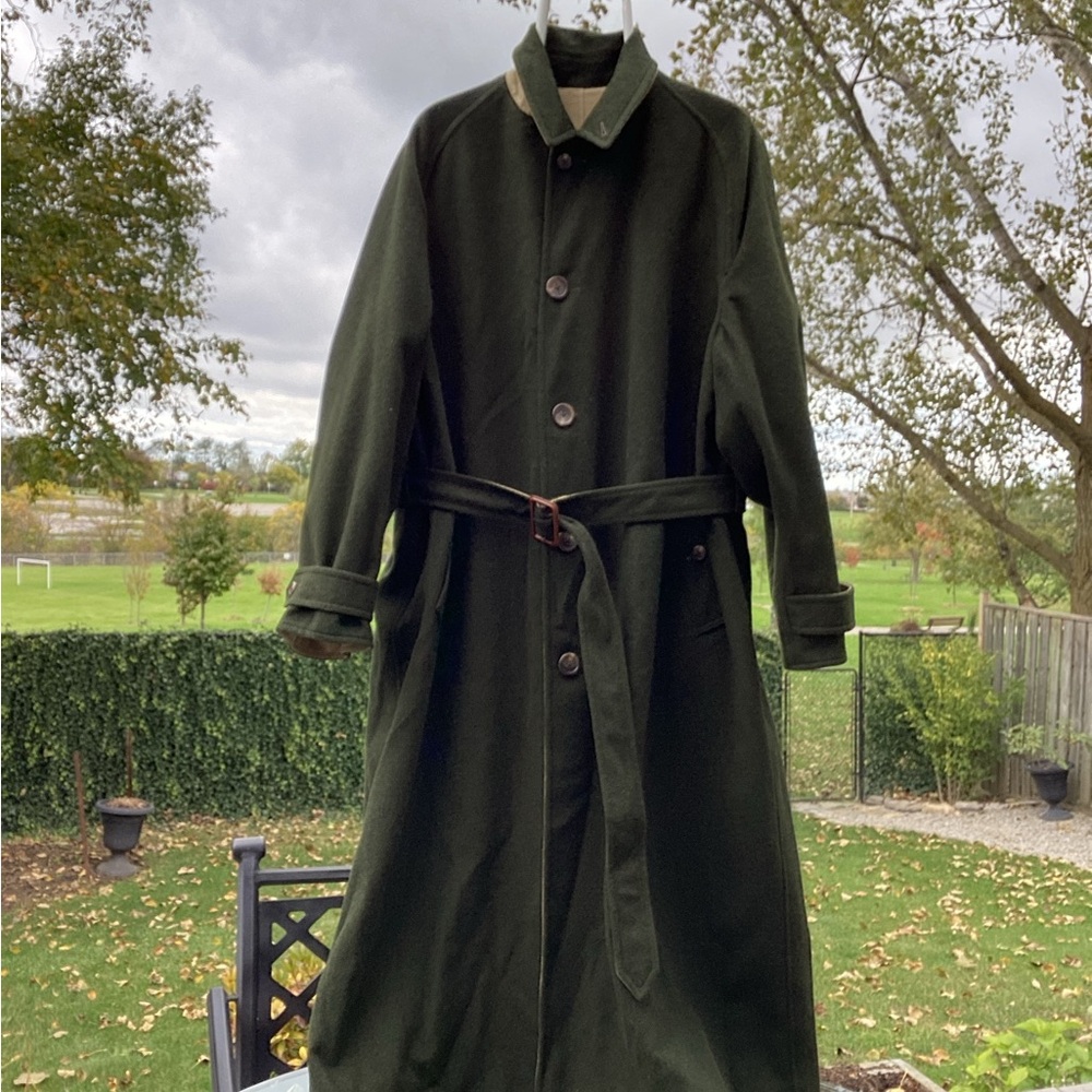 Vintage Ralph Lauren Polo Reversible Trench Coat - Picture 3 of 12